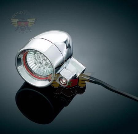 "SM. SIL.BULLET, AMBER DUAL, 3/8""-16 HOLLOW BOLT"