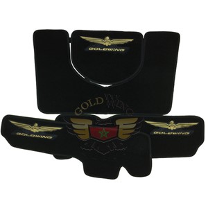 Kit 3 tapis top-case et sacoche avec logo Goldwing 2012-16