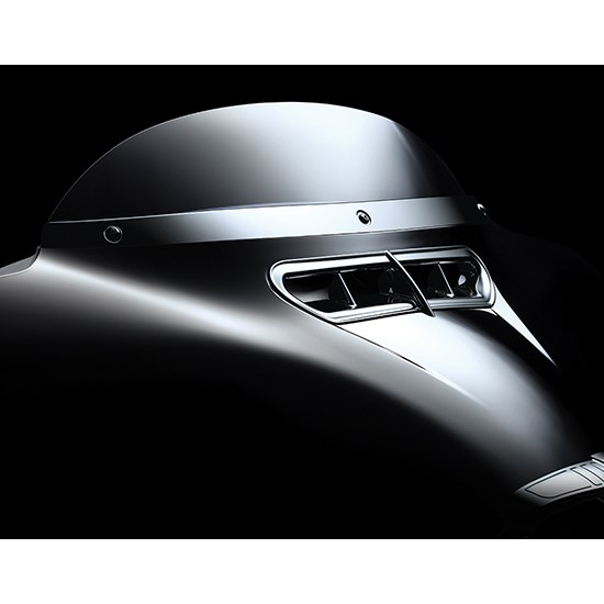 WINDSHIELD TRIM FOR '14 ELECTRA GLIDES STREET GLIDES & TRIKES BLACK