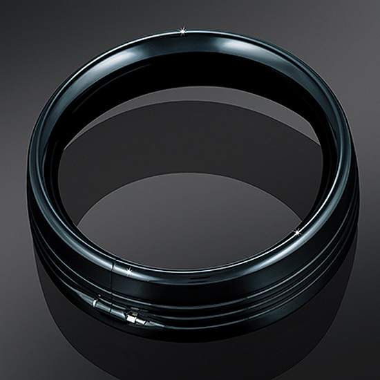 BLACK HEADLAMP TRIM RING, 7" FOR '14 TOURING
