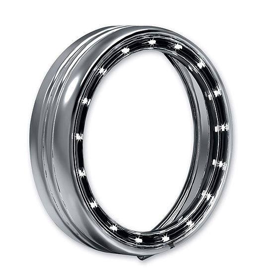 L.E.D. HALO TRIM RING CHROME FOR '14 TOURING