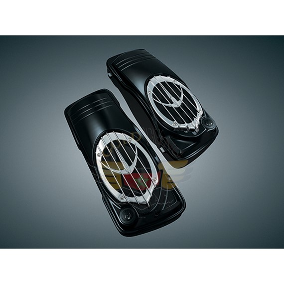 GLOSS BLK INJ MOLDED S.BAG LID W/SPEAKER 893